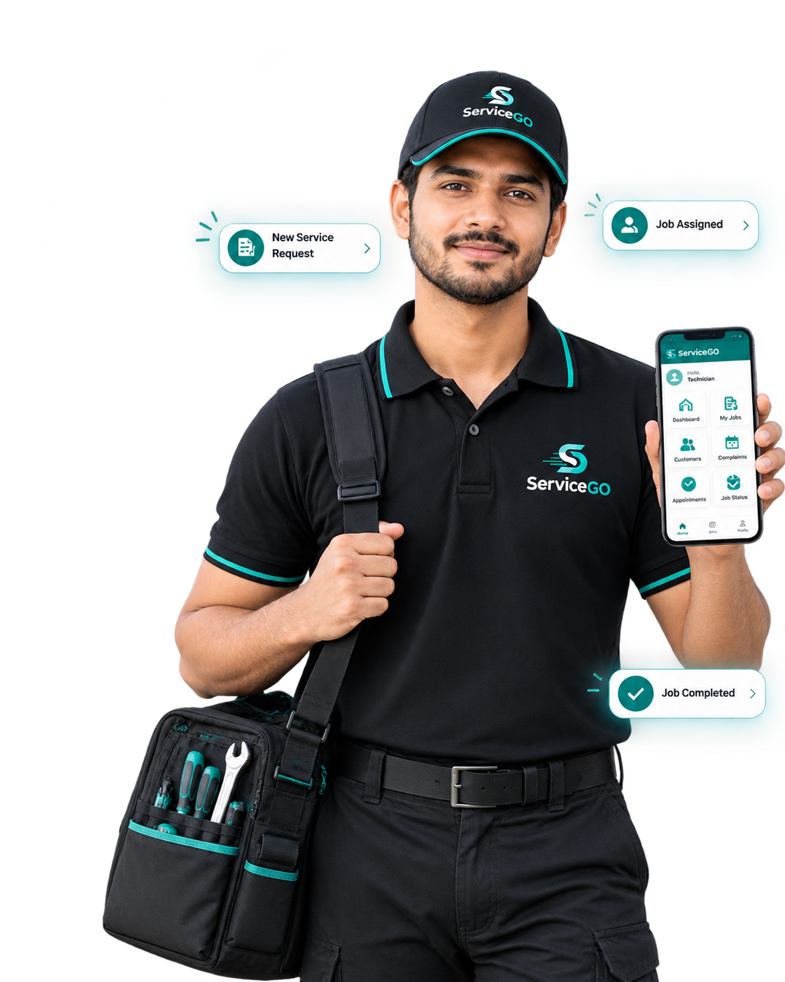 ServiceGo CRM Dashboard